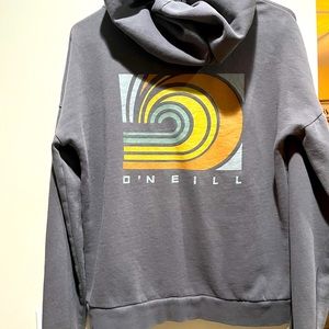 O’Neil gray zip up hoodie size Small $12